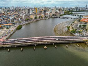 Foto de Drone da Ponte Giratoria