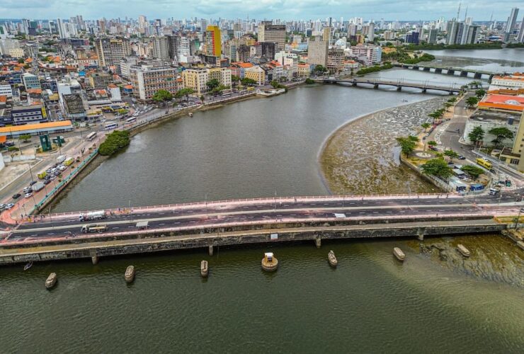 Foto de Drone da Ponte Giratoria