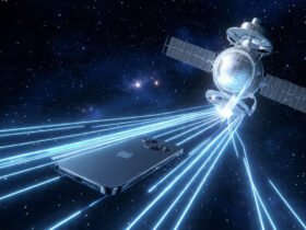 iPhone 18 Pro internet via satélite conectando-se a uma rede orbital avançada da Globalstar.