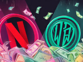 Ilustração conceitual sobre o bilionário acordo Warner e Netflix envolvendo cifras astronômicas.