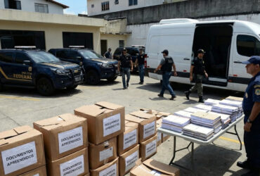 Operação da Polícia Federal contra fraude no INSS envolvendo falsos registros de indígenas.