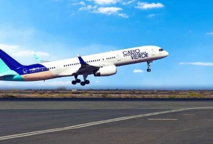 Aeronave da Cabo Verde Airlines que fará a rota entre Recife e Cabo Verde a partir de maio de 2026.