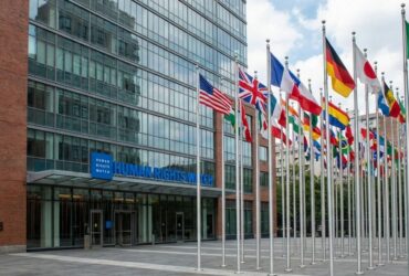 Sede da organização Human Rights Watch que monitora a virada autoritária de Trump e direitos humanos globais