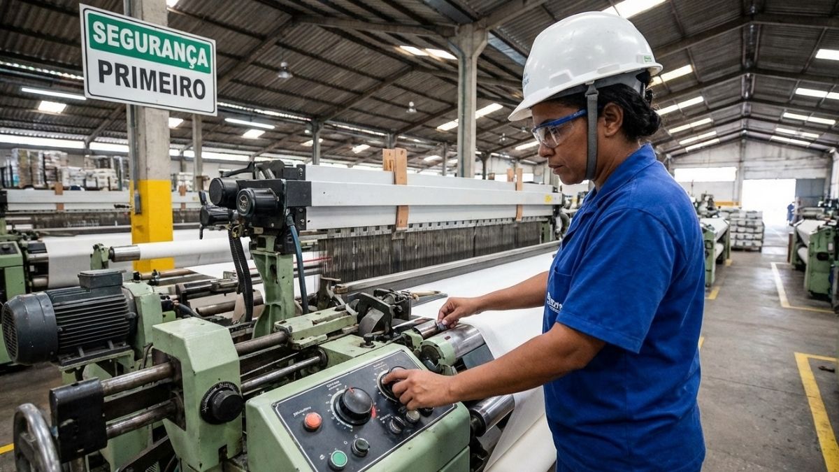 écnico de manutenção em fábrica, representando as vagas de emprego em Pernambuco na indústria